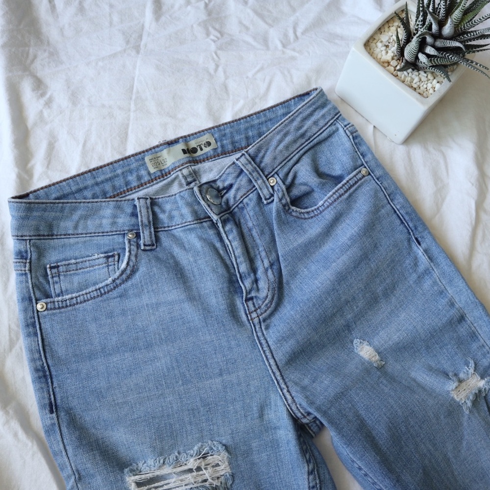 Topshop Light Blue Skinny Jeans
